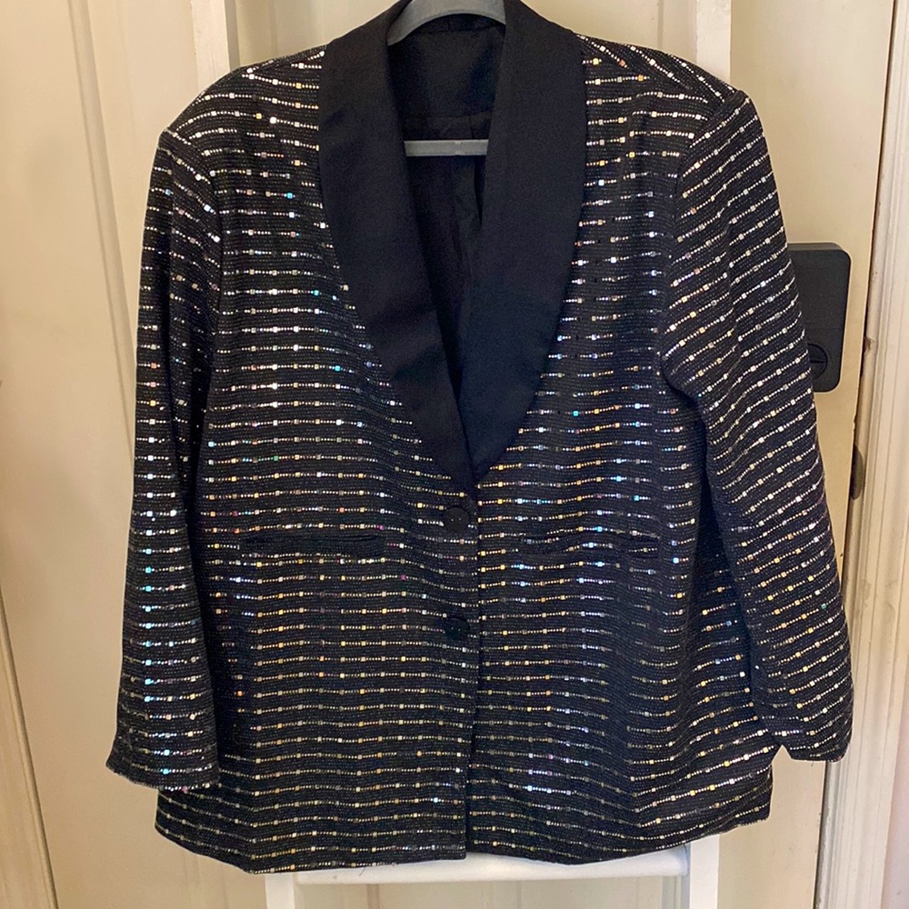 Blazer Black & Silver sparkle